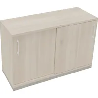 Soennecken Schiebetürenschrank endless 820119372, abschließbar, 2 OH, akazie hell, 120x78,1x44,2cm (BxHxT) 4003969073241 Soennecken