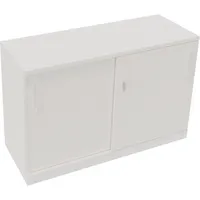Soennecken Schiebetürenschrank endless 820119401, abschließbar, 2 OH, diamantweiß, 120x78,1x44,2cm (BxHxT) 4003969073265 Soennecken