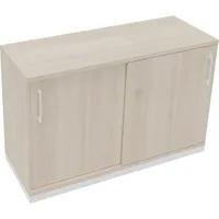 Soennecken Schiebetürenschrank endless 820119472, abschließbar, 2 OH, akazie hell, 120x78,1x44,2cm (BxHxT) 4003969073272 Soennecken