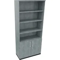 Soennecken Regalschrank endless 820116283, abschließbar, 6 OH, beton hell, 100x222,1x44,2cm (BxHxT) 4003969069145 Soennecken