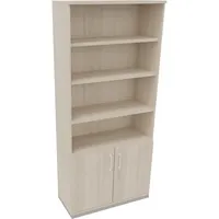 Soennecken Regalschrank endless 820116372, abschließbar, 6 OH, akazie hell, 100x222,1x44,2cm (BxHxT) 4003969068988 Soennecken