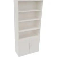 Soennecken Regalschrank endless 820116401, abschließbar, 6 OH, diamantweiß, 100x222,1x44,2cm (BxHxT) 4003969069091 Soennecken