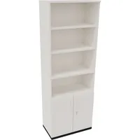 Soennecken Regalschrank endless 820116501, abschließbar, 6 OH, diamantweiß, 80x222,1x44,2cm (BxHxT) 4003969068933 Soennecken