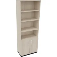 Soennecken Regalschrank endless 820116572, abschließbar, 6 OH, akazie hell, 80x222,1x44,2cm (BxHxT) 4003969069121 Soennecken