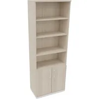 Soennecken Regalschrank endless 820116772, abschließbar, 6 OH, akazie hell, 80x222,1x44,2cm (BxHxT) 4003969068278 Soennecken
