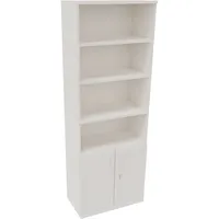 Soennecken Regalschrank endless 820116701, abschließbar, 6 OH, diamantweiß, 80x222,1x44,2cm (BxHxT) 4003969068292 Soennecken