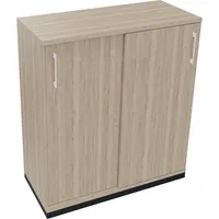 Soennecken Schiebetürenschrank endless 820119571, abschließbar, 3 OH, eiche natur, 100x113,3x44,2cm (BxHxT) 4003969070370 Soennecken