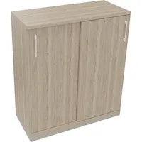 Soennecken Schiebetürenschrank endless 820119671, abschließbar, 3 OH, eiche natur, 100x113,3x44,2cm (BxHxT) 4003969070318 Soennecken