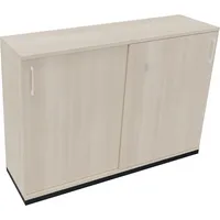 Soennecken Schiebetürenschrank endless 820119872, abschließbar, 3 OH, akazie hell, 160x113,3x44,2cm /BxHxT) 4003969070455 Soennecken