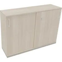 Soennecken Schiebetürenschrank endless 820119972, abschließbar, 3 OH, akazie hell, 160x113,3x44,2cm /BxHxT) 4003969069978 Soennecken