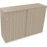 Soennecken Schiebetürenschrank endless 820120071, abschließbar, 3 OH, eiche natur, 160x113,3x44,2cm /BxHxT) 4003969070011 Soennecken