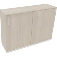 Soennecken Schiebetürenschrank endless 820120072, abschließbar, 3 OH, akazie hell, 160x113,3x44,2cm /BxHxT) 4003969070042 Soennecken