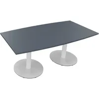 Konferenztisch communication 1.800 x 720 x 800/900 mm (B x H x T) verkehrsweiß