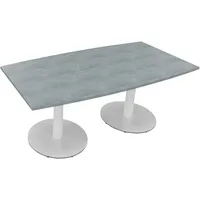 Konferenztisch communication 1.800 x 720 x 800/900 mm (B x H x T) verkehrsweiß