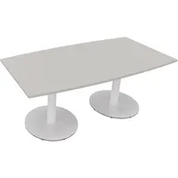 Konferenztisch communication 1.800 x 720 x 800/900 mm (B x H x T) verkehrsweiß