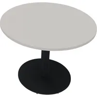 Soennecken Besprechungstisch communication, 72cm (H), 100x100cm (BxT), rund, lichtgrau / anthrazit metallic 4003969065802 Soennecken