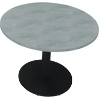 Soennecken Besprechungstisch communication, 72cm (H), 100x100cm (BxT), rund, beton hell / anthrazit metallic 4003969065765 Soennecken