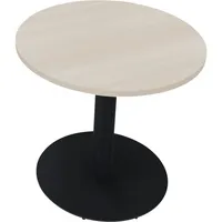 Soennecken Besprechungstisch communication, 72cm (H), 80x80cm (BxT), rund, akazie hell / anthrazit metallic 4003969065932 Soennecken
