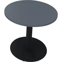 Soennecken Besprechungstisch communication, 72cm (H), 80x80cm (BxT), rund, lavagrau / anthrazit metallic 4003969065970 Soennecken