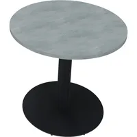 Soennecken Besprechungstisch communication, 72cm (H), 80x80cm (BxT), rund, beton hell / anthrazit metallic 4003969065949 Soennecken