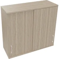 Soennecken Aufsatzschrank endless 820120571, abschließbar, 3 OH, eiche natur, 120x108,8x44,2cm (BxHxT) 4003969070646 Soennecken