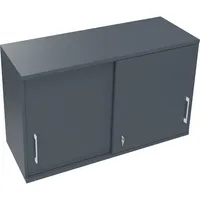 Soennecken Aufsatzschrank endless 820120282, abschließbar, 2 OH, lavagrau, 120x73,6x44,2cm (BxHxT) 4003969070790 Soennecken