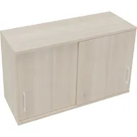 Soennecken Aufsatzschrank endless 820120272, abschließbar, 2 OH, akazie hell, 120x73,6x44,2cm (BxHxT) 4003969070707 Soennecken