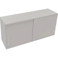 Soennecken Aufsatzschrank endless 820120381, abschließbar, 2 OH, lichtgrau, 160x73,6x44,2cm (BxHxT) 4003969070691 Soennecken