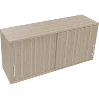 Soennecken Aufsatzschrank endless 820120371, abschließbar, 2 OH, eiche natur, 160x73,6x44,2cm (BxHxT) 4003969070813 Soennecken