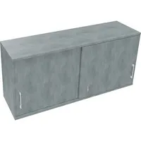 Soennecken Aufsatzschrank endless 820120383, abschließbar, 2 OH, beton hell, 160x73,6x44,2cm (BxHxT) 4003969070714 Soennecken