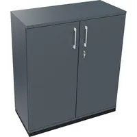 Soennecken Flügeltürenschrank endless 820113882, abschließbar, 3 OH, lavagrau, 100x113,3x44,2cm (BxHxT) 4003969066304 Soennecken