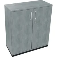 Soennecken Flügeltürenschrank endless 820113883, abschließbar, 3 OH, beton hell, 100x113,3x44,2cm (BxHxT) 4003969066588 Soennecken