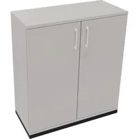 Soennecken Flügeltürenschrank endless 820113881, abschließbar, 3 OH, lichtgrau, 100x113,3x44,2cm (BxHxT) 4003969066427 Soennecken