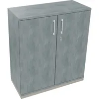 Soennecken Flügeltürenschrank endless 820113983, abschließbar, 3 OH, beton hell, 100x113,3x44,2cm (BxHxT) 4003969066359 Soennecken