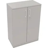 Soennecken Flügeltürenschrank endless 820114281, abschließbar, 3 OH, lichtgrau, 80x113,3x44,2cm (BxHxT) 4003969066458 Soennecken