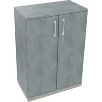 Soennecken Flügeltürenschrank endless 820114283, abschließbar, 3 OH, beton hell, 80x113,3x44,2cm (BxHxT) 4003969066519 Soennecken