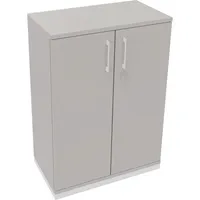 Soennecken Flügeltürenschrank endless 820114381, abschließbar, 3 OH, lichtgrau, 80x113,3x44,2cm (BxHxT) 4003969066472 Soennecken