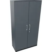 Soennecken Flügeltürenschrank endless 820114482, abschließbar, 5 OH, lavagrau, 100x186,9x44,2cm (BxHxT) 4003969066168 Soennecken