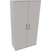 Soennecken Flügeltürenschrank endless 820114481, abschließbar, 5 OH, lichtgrau, 100x186,9x44,2cm (BxHxT) 4003969066144 Soennecken