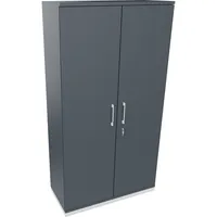 Soennecken Flügeltürenschrank endless 820114682, abschließbar, 5 OH, lavagrau, 100x186,9x44,2cm (BxHxT) 4003969066137 Soennecken