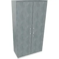 Soennecken Flügeltürenschrank endless 820114683, abschließbar, 5 OH, beton hell, 100x186,9x44,2cm (BxHxT) 4003969066243 Soennecken