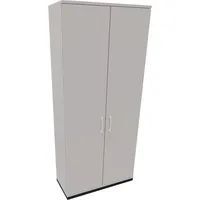 Soennecken Flügeltürenschrank endless 820114781, abschließbar, 6 OH, lichtgrau, 100x222,1x44,2cm (BxHxT) 4003969067332 Soennecken