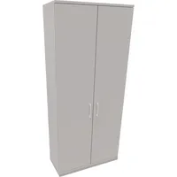 Soennecken Flügeltürenschrank endless 820114881, abschließbar, 6 OH, lichtgrau, 100x222,1x44,2cm (BxHxT) 4003969067226 Soennecken