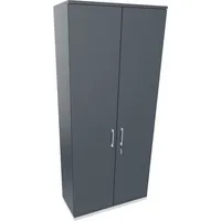 Soennecken Flügeltürenschrank endless 820114982, abschließbar, 6 OH, lavagrau, 100x222,1x44,2cm (BxHxT) 4003969067196 Soennecken