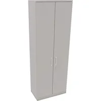 Soennecken Flügeltürenschrank endless 820115181, abschließbar, 6 OH, lichtgrau, 80x222,1x44,2cm (BxHxT) 4003969067011 Soennecken