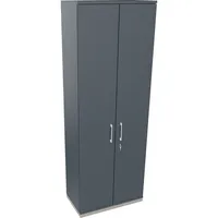 Soennecken Flügeltürenschrank endless 820115182, abschließbar, 6 OH, lavagrau, 80x222,1x44,2cm (BxHxT) 4003969067066 Soennecken