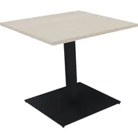 Soennecken Besprechungstisch communication, 72cm (H), 80x80cm (BxT), rechteckig, akazie hell / anthrazit metallic 4003969065390 Soennecken