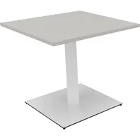 Soennecken Besprechungstisch communication, 72cm (H), 80x80cm (BxT), rechteckig, lichtgrau / weiß 4003969065567 Soennecken