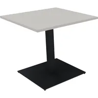 Soennecken Besprechungstisch communication, 72cm (H), 80x80cm (BxT), rechteckig, lichtgrau / anthrazit metallic 4003969065444 Soennecken