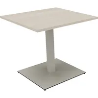 Soennecken Besprechungstisch communication, 72cm (H), 80x80cm (BxT), rechteckig, akazie hell / silber 4003969065451 Soennecken